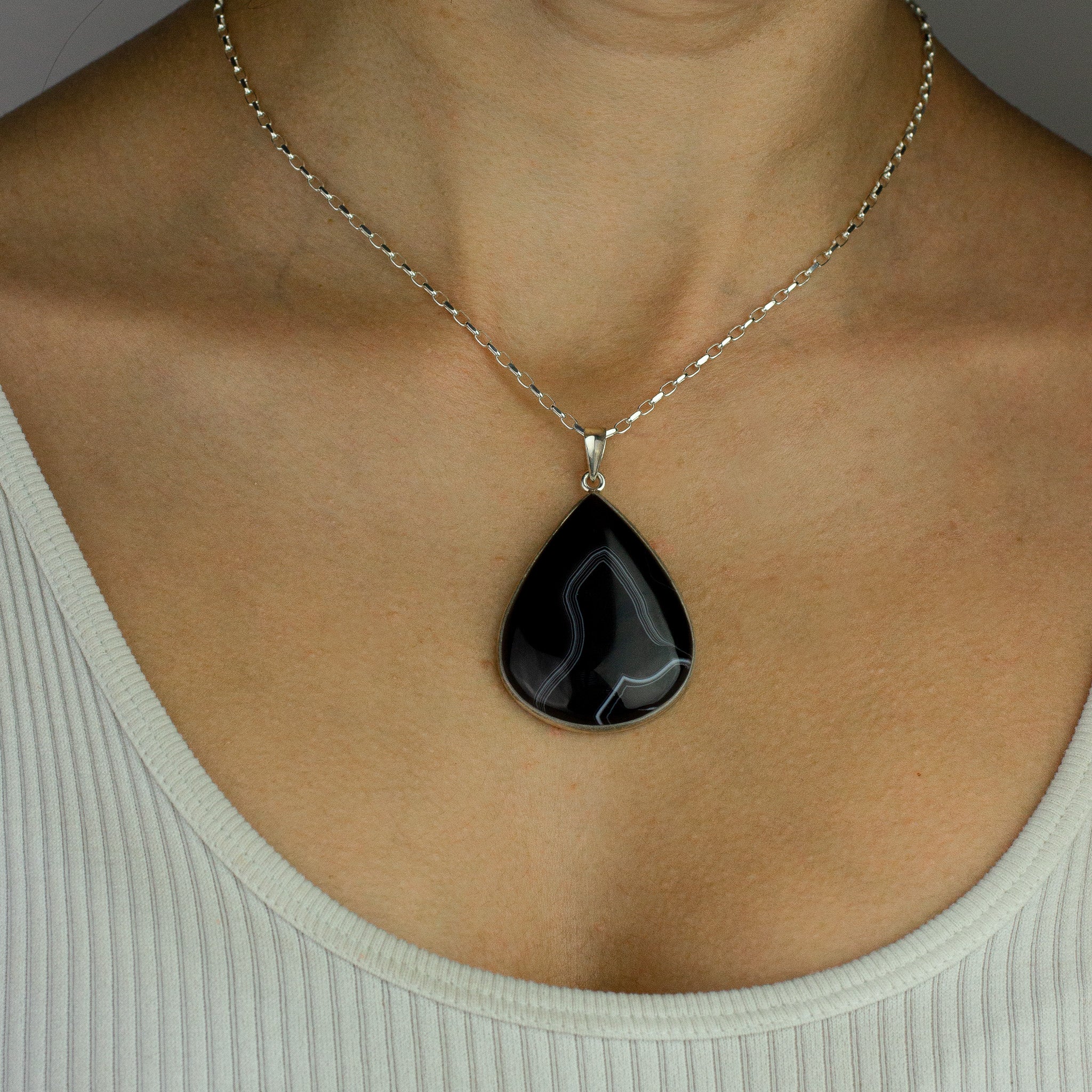 Banded Agate Necklace