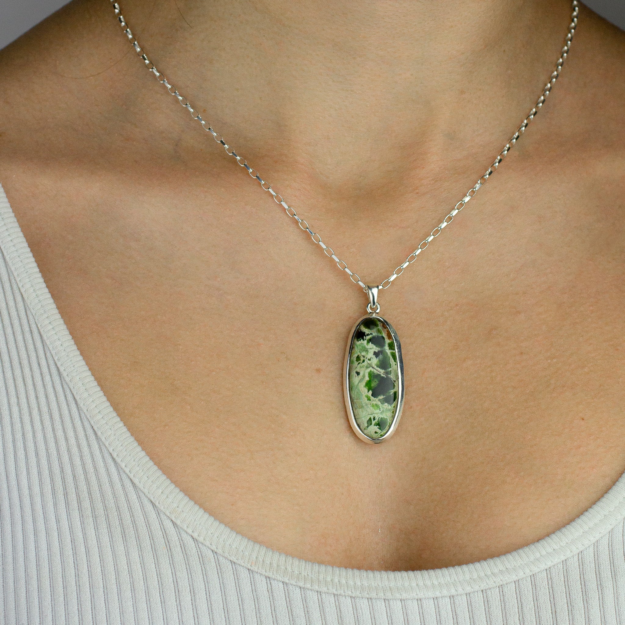 Chrome Chalcedony Necklace