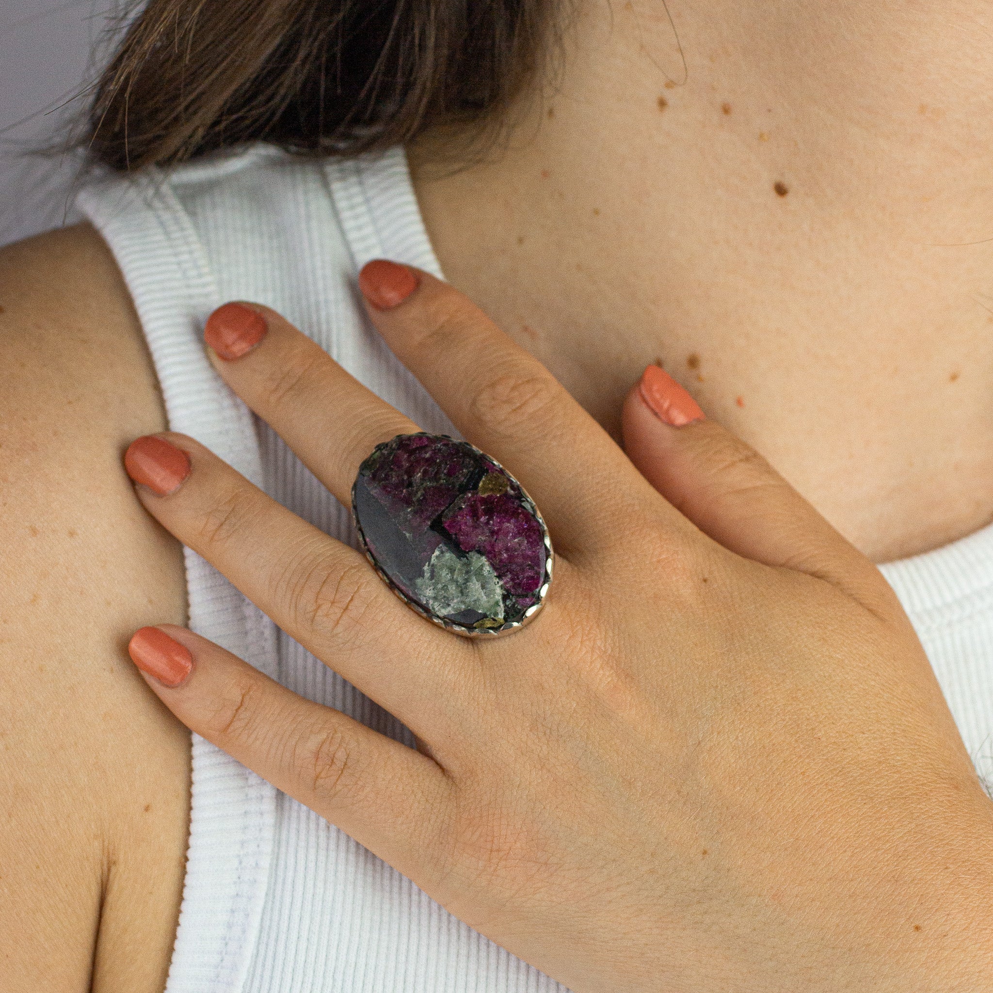 Eudialyte Ring