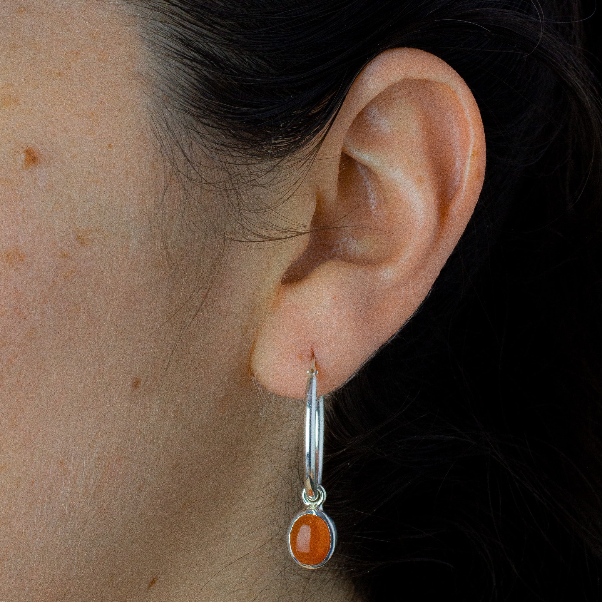 carnelian hoop attachments