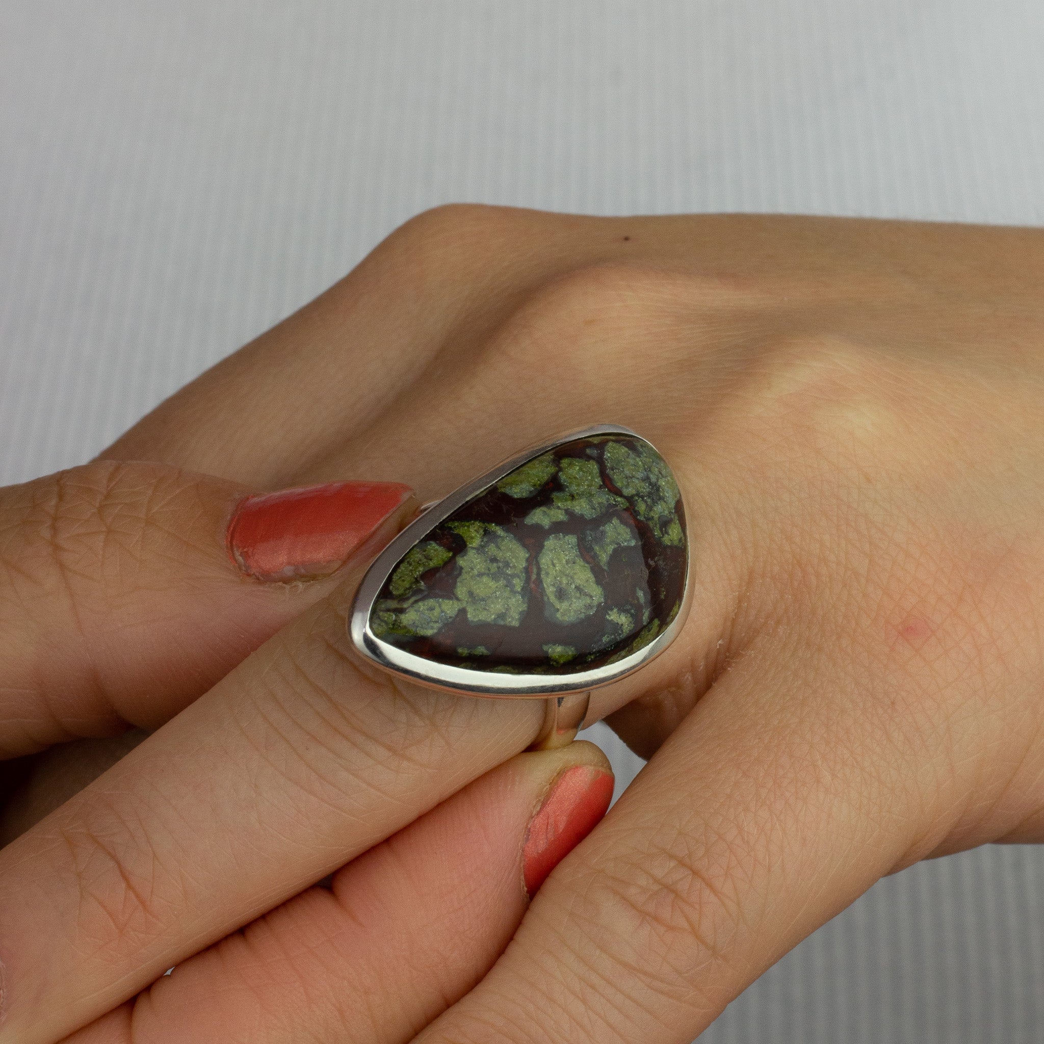 Dragons Blood Jasper Ring