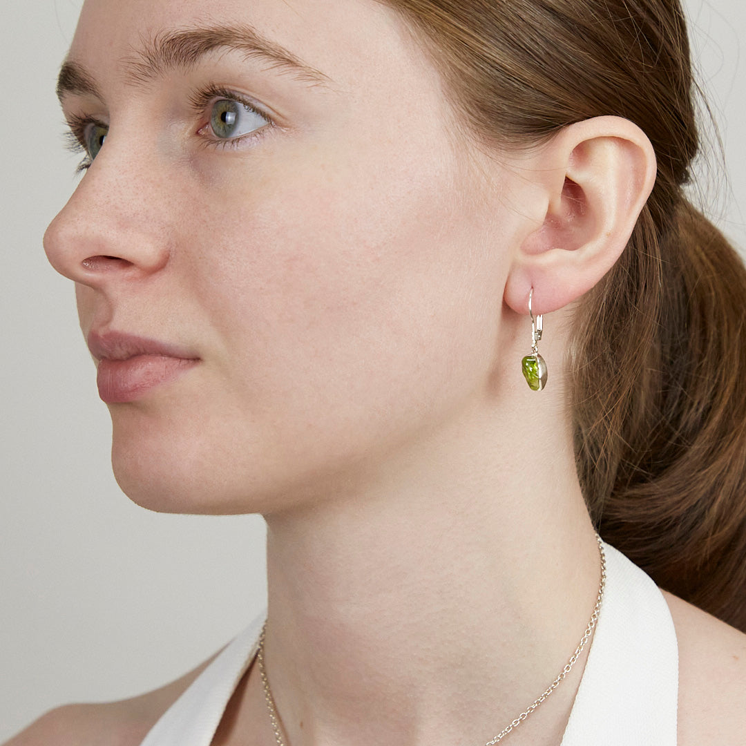 Peridot Drop Earrings