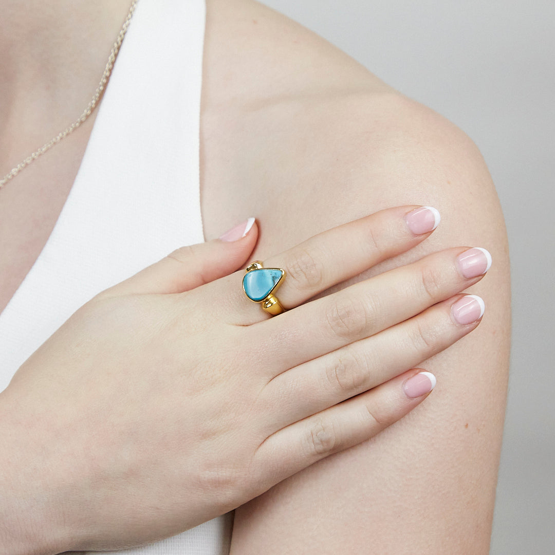 Sleeping Beauty Turquoise Ring