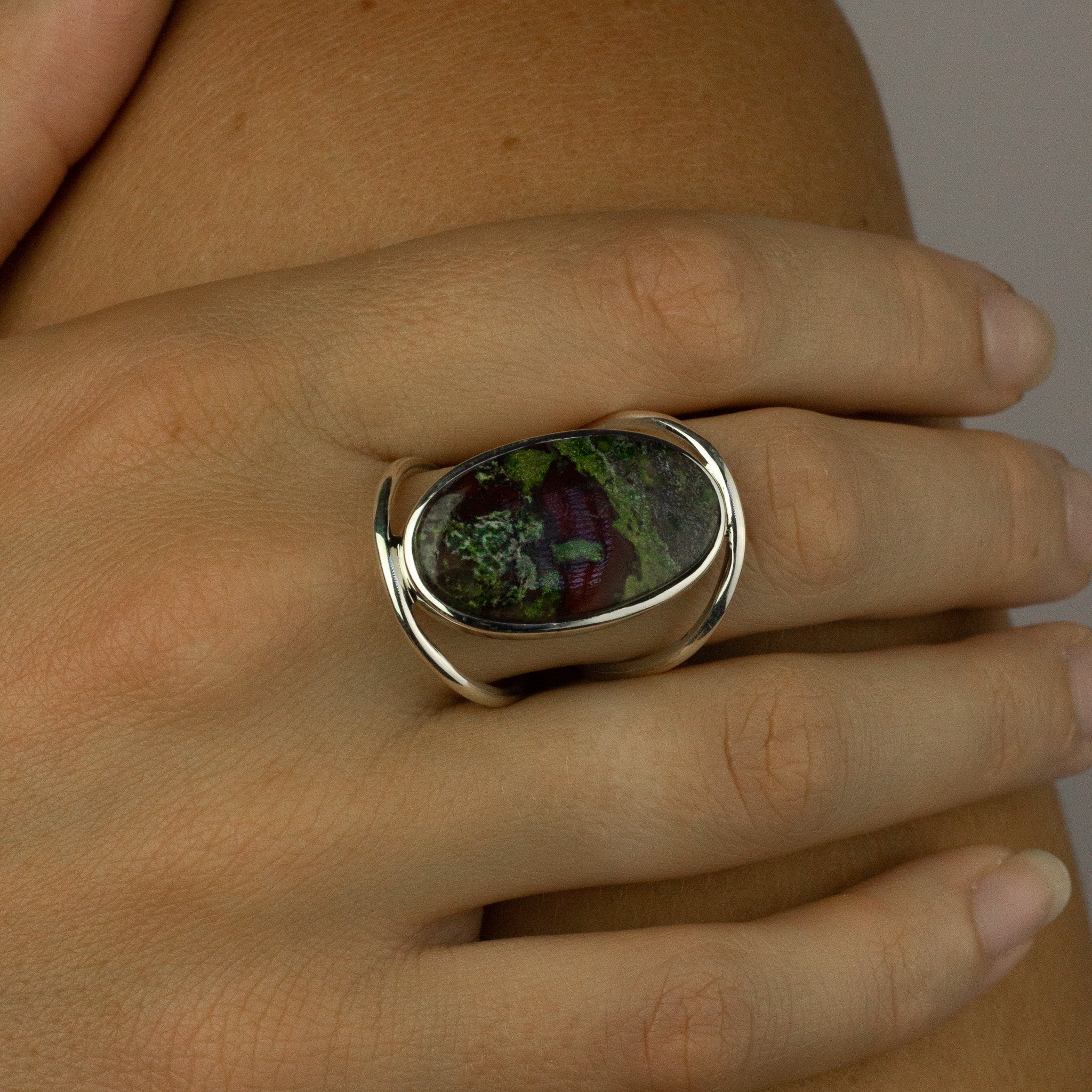 dragons blood jasper ring