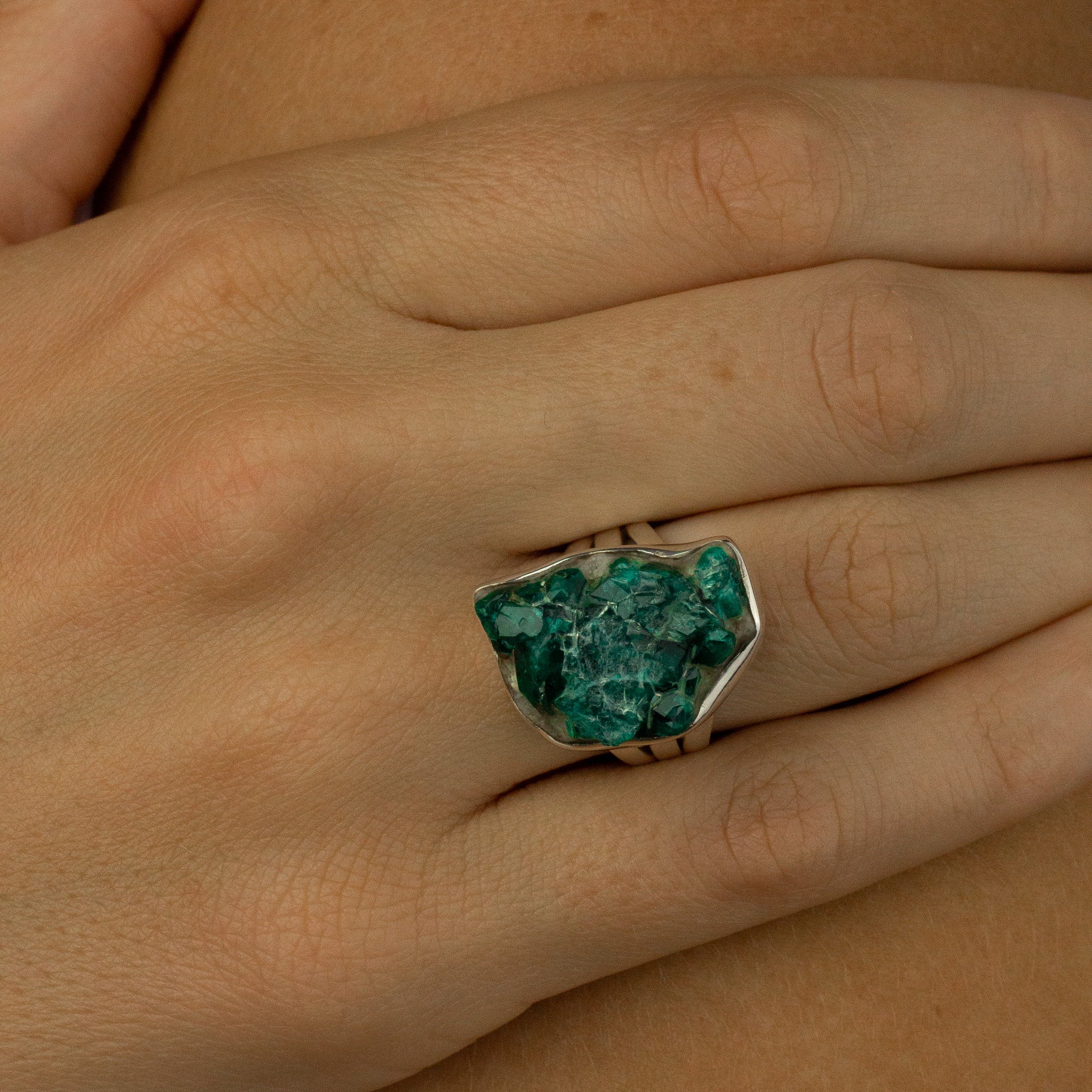 dioptase ring