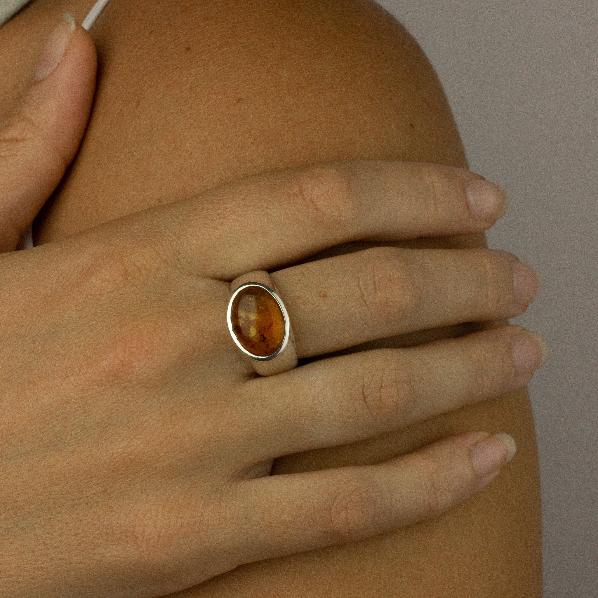 amber ring