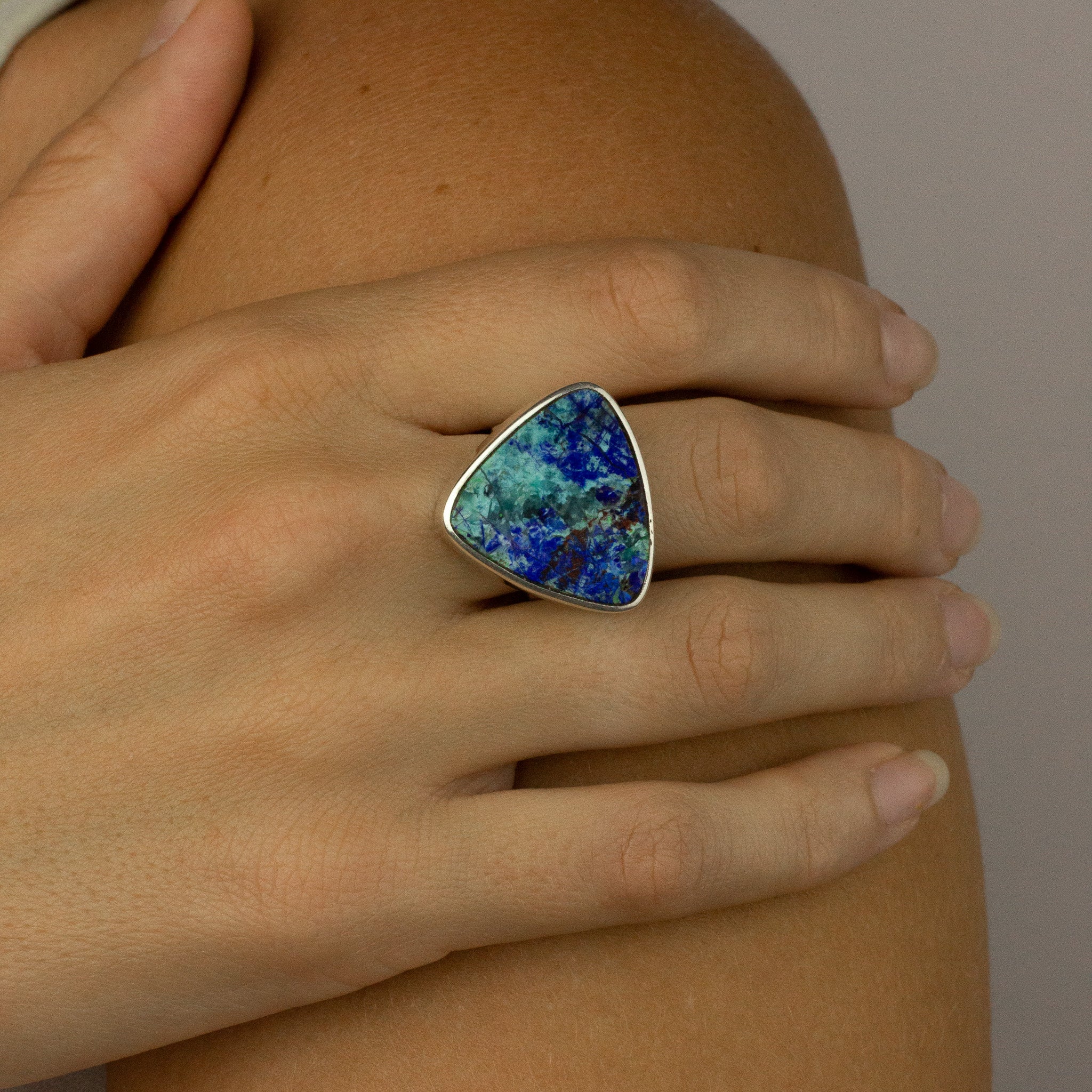 Azurite Turquoise Ring