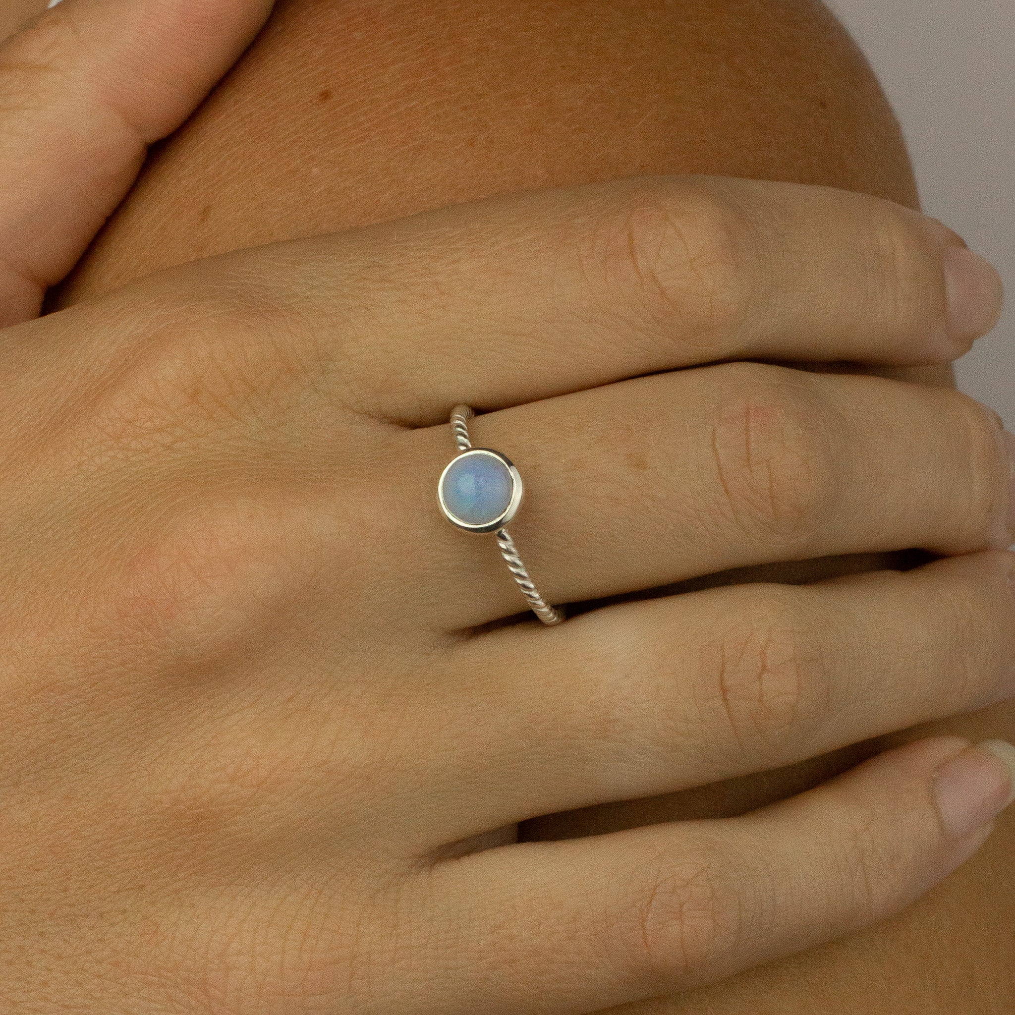 Blue Chalcedony Ring