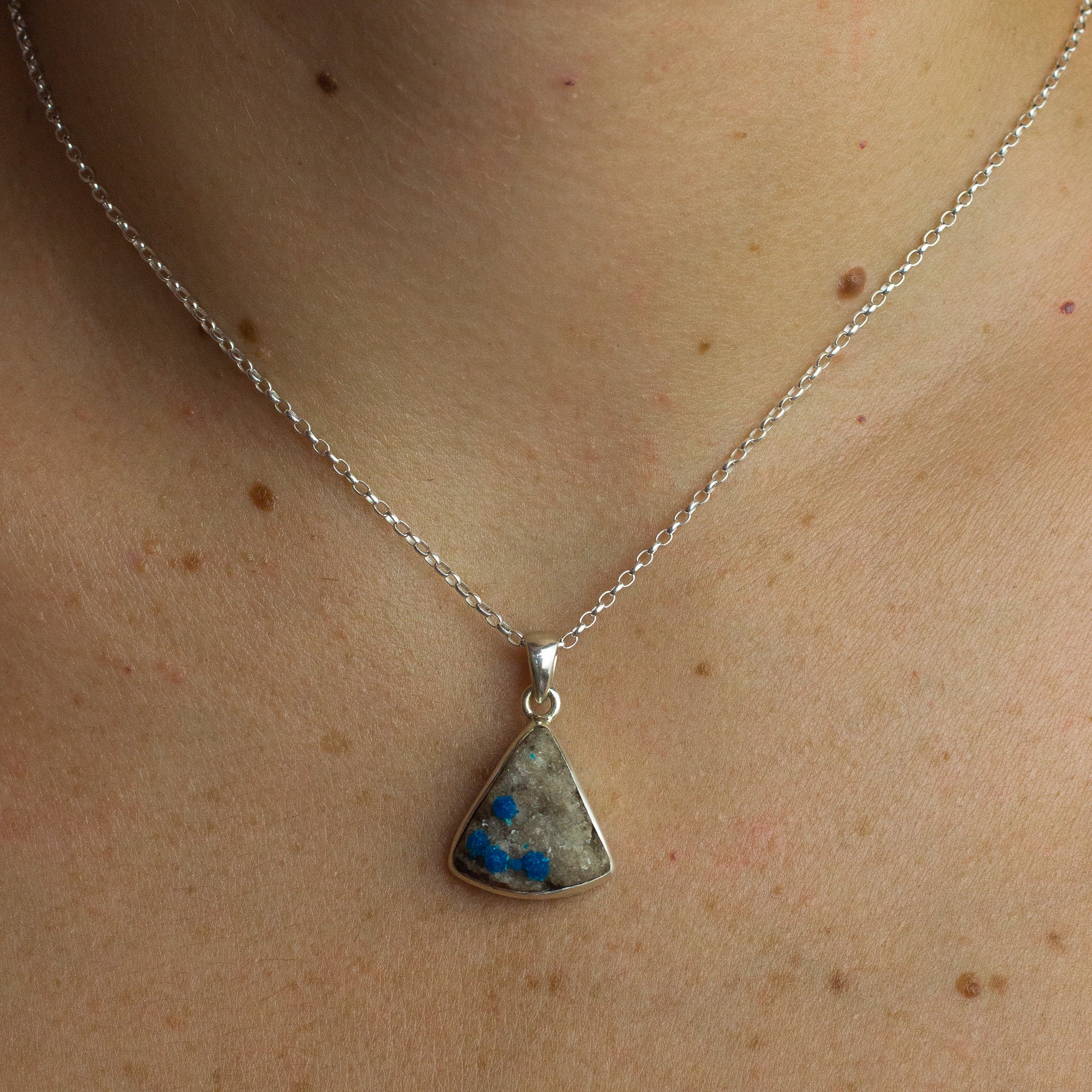 cavansite pendant