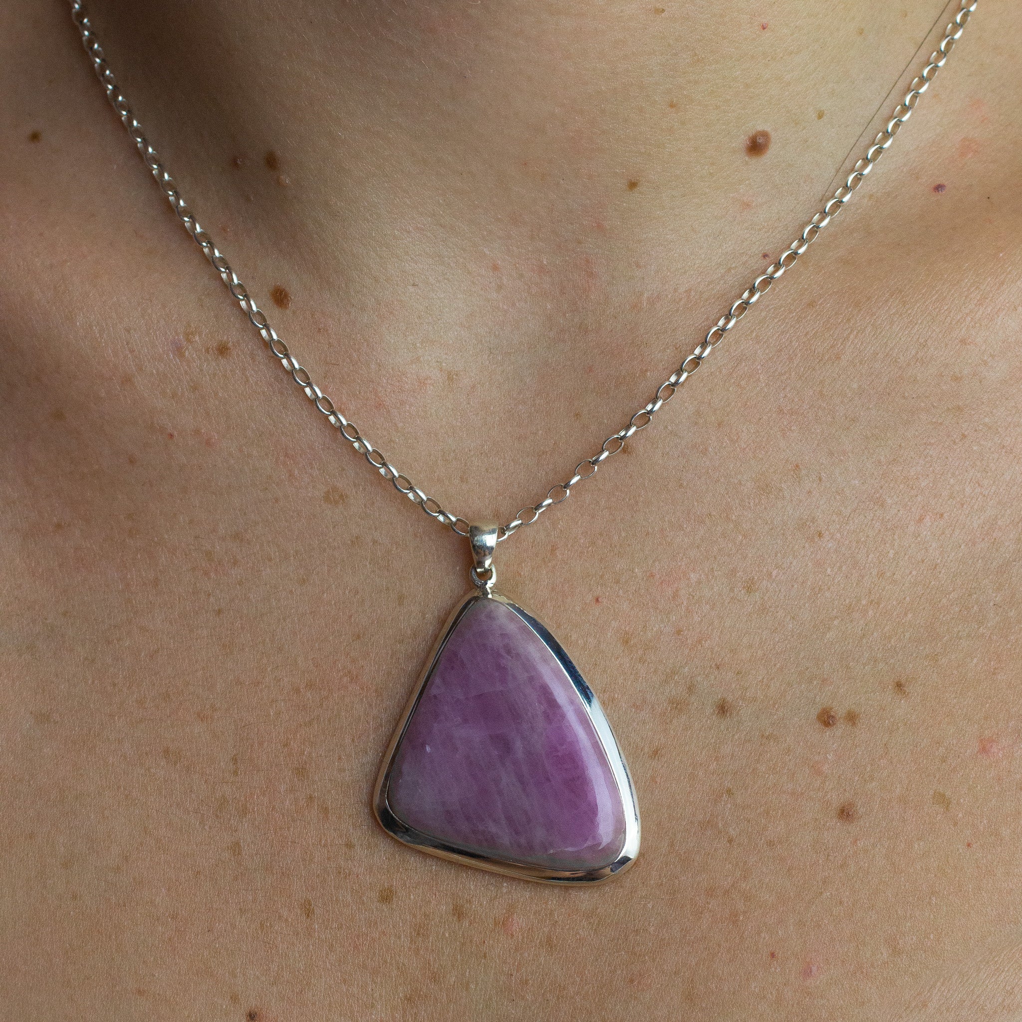 kunzite pendant