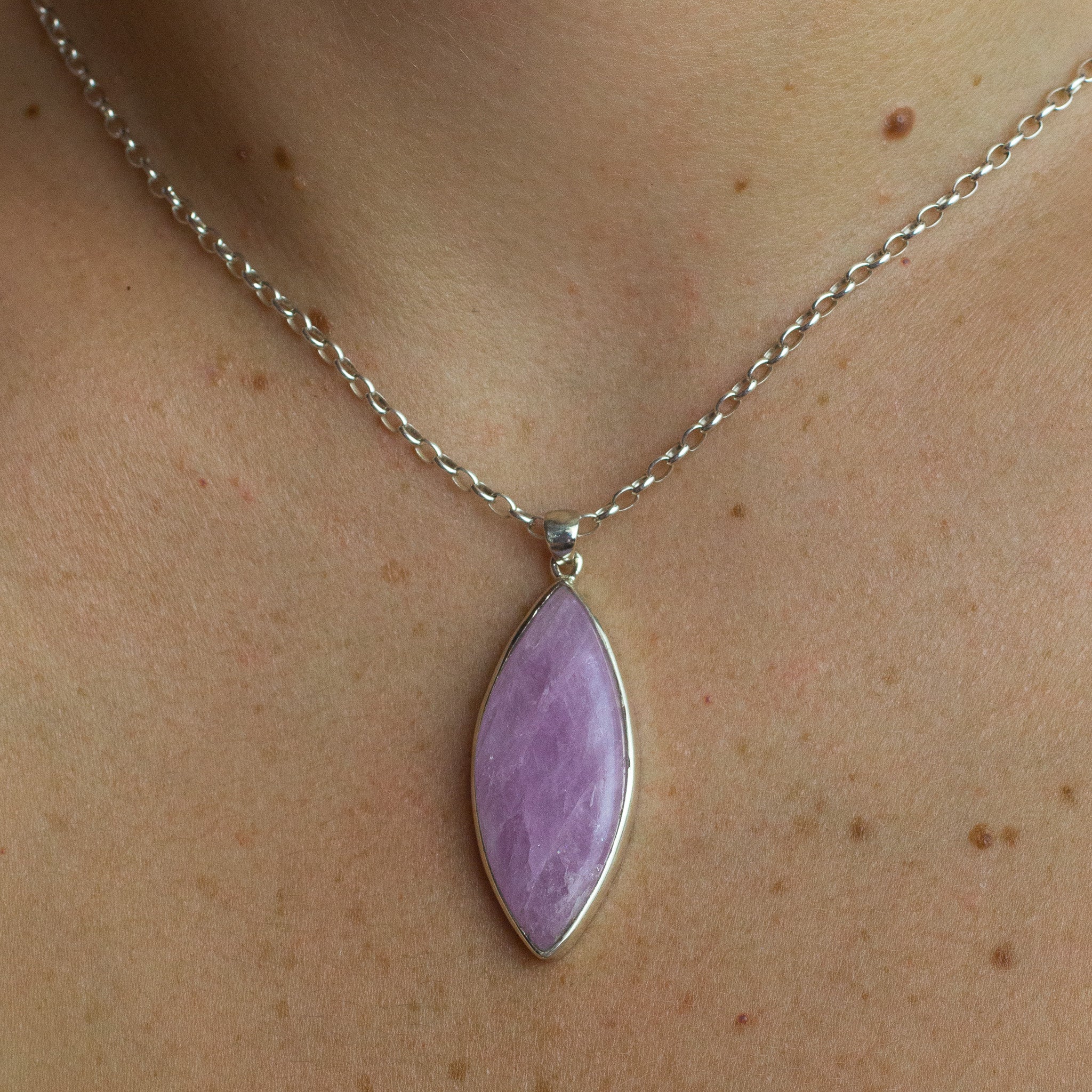 kunzite pendant