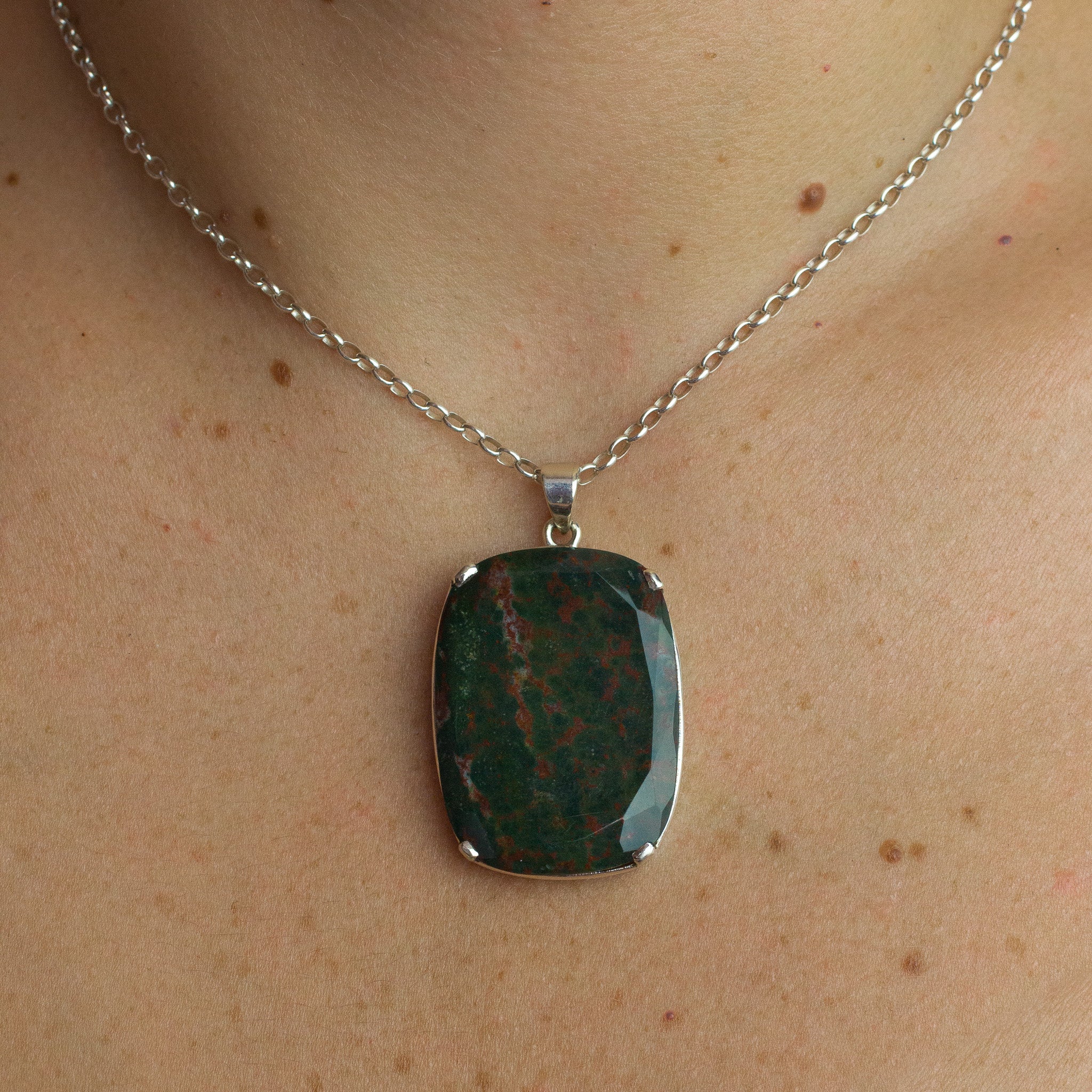 bloodstone pendant