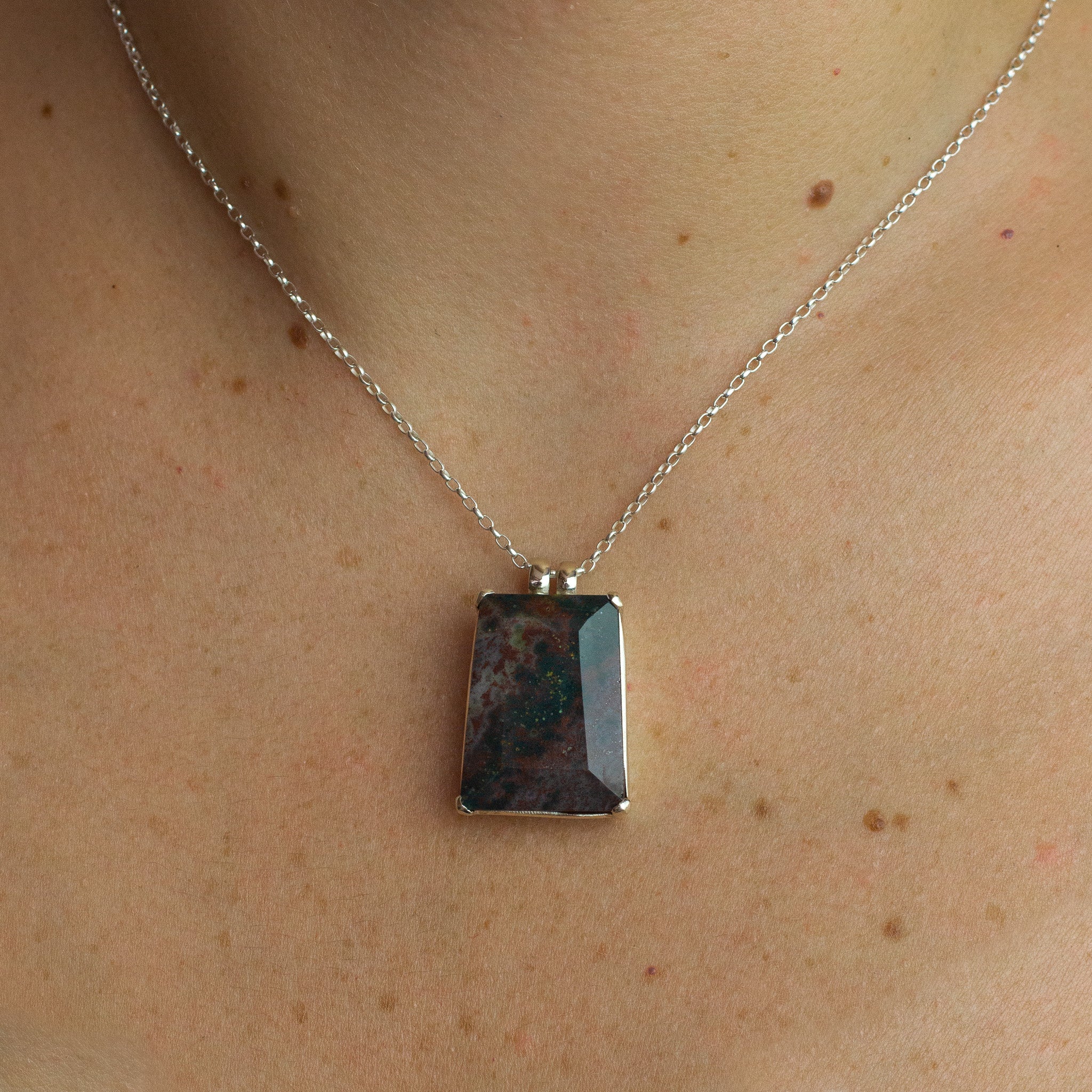 bloodstone pendant