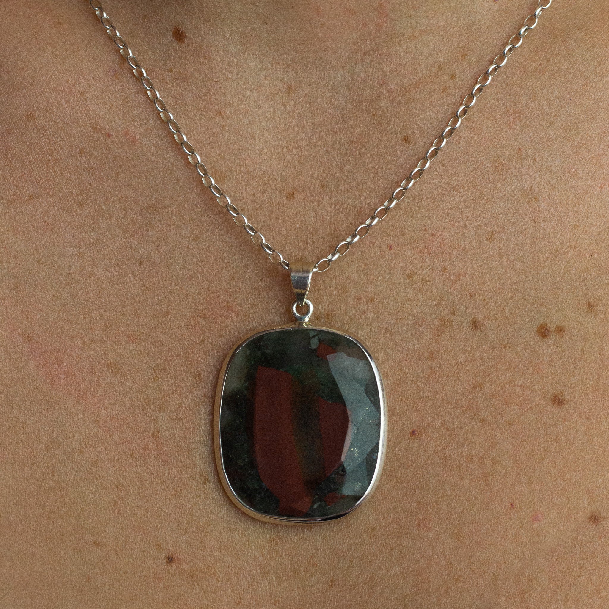 volcano jasper pendant