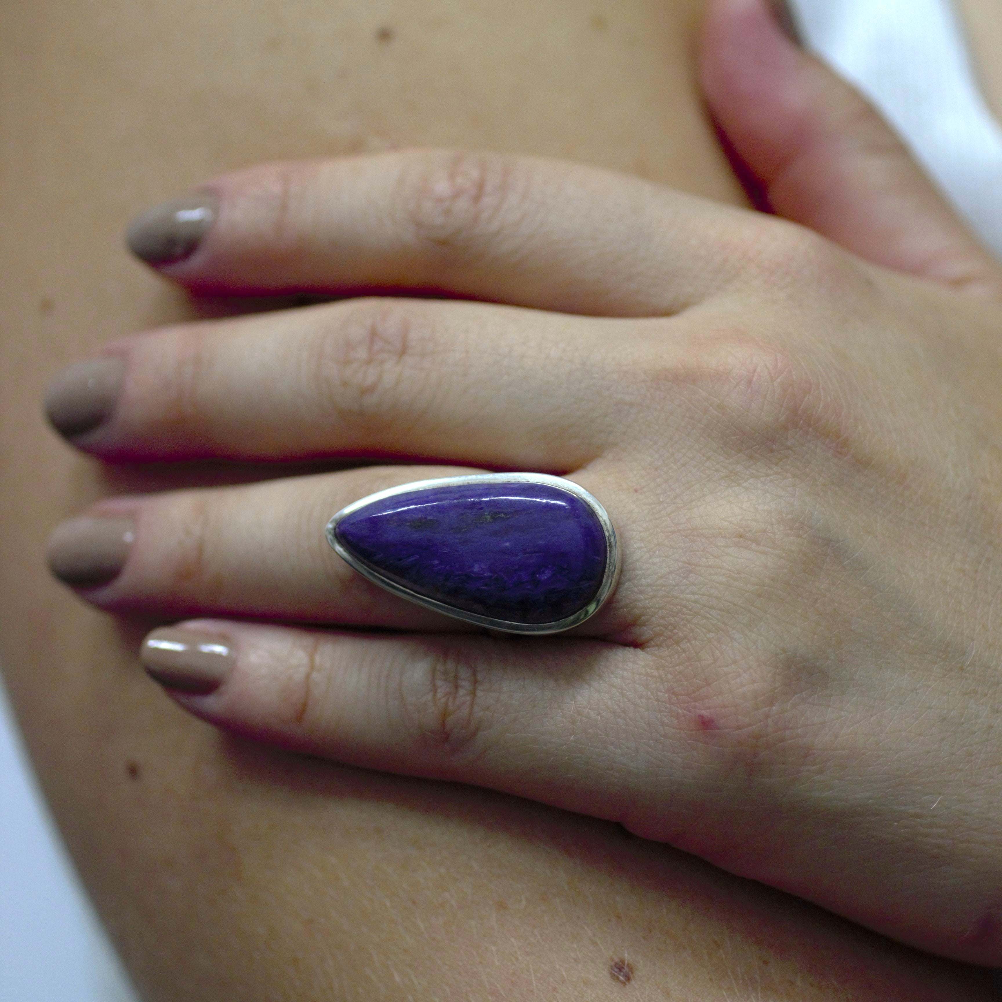 charoite ring