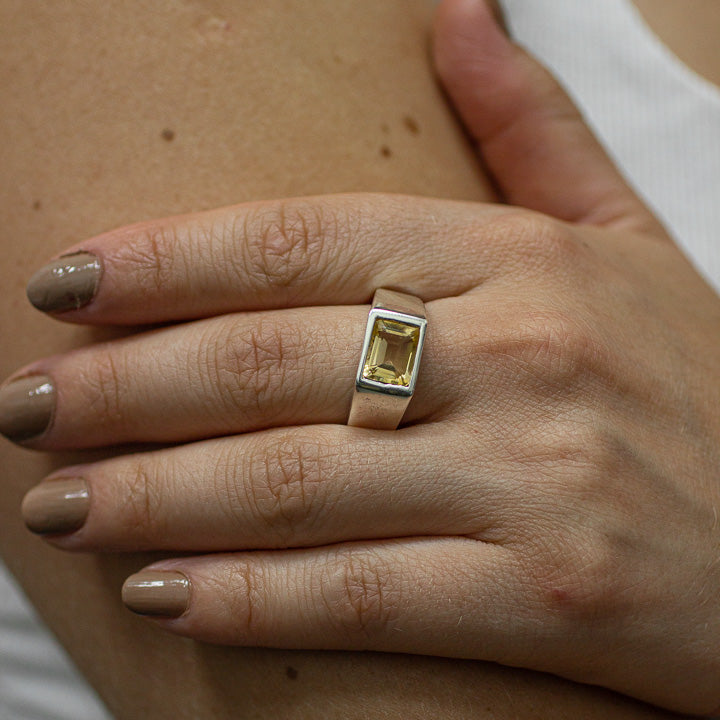 citrine ring