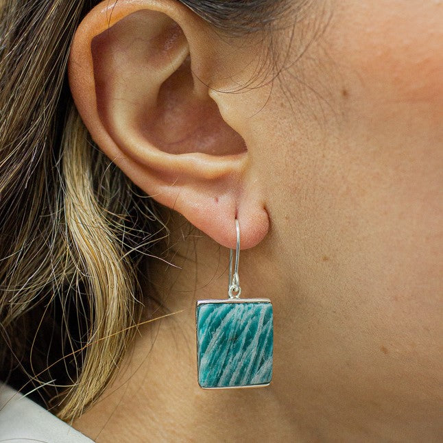 amazonite earrings