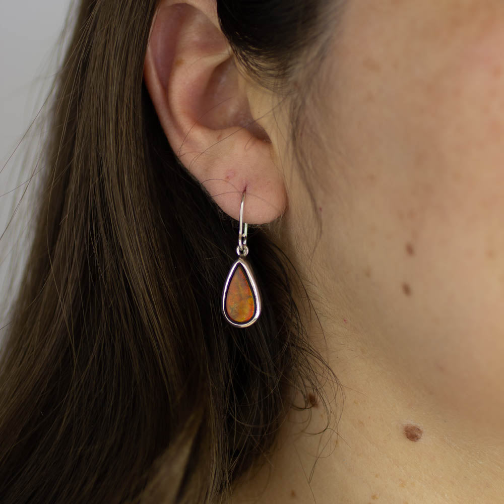 Ammolite Drop Earrings