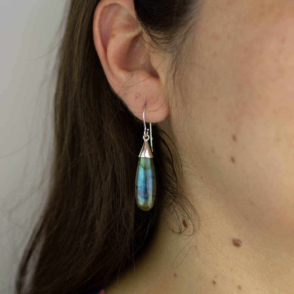 labradorite earrings