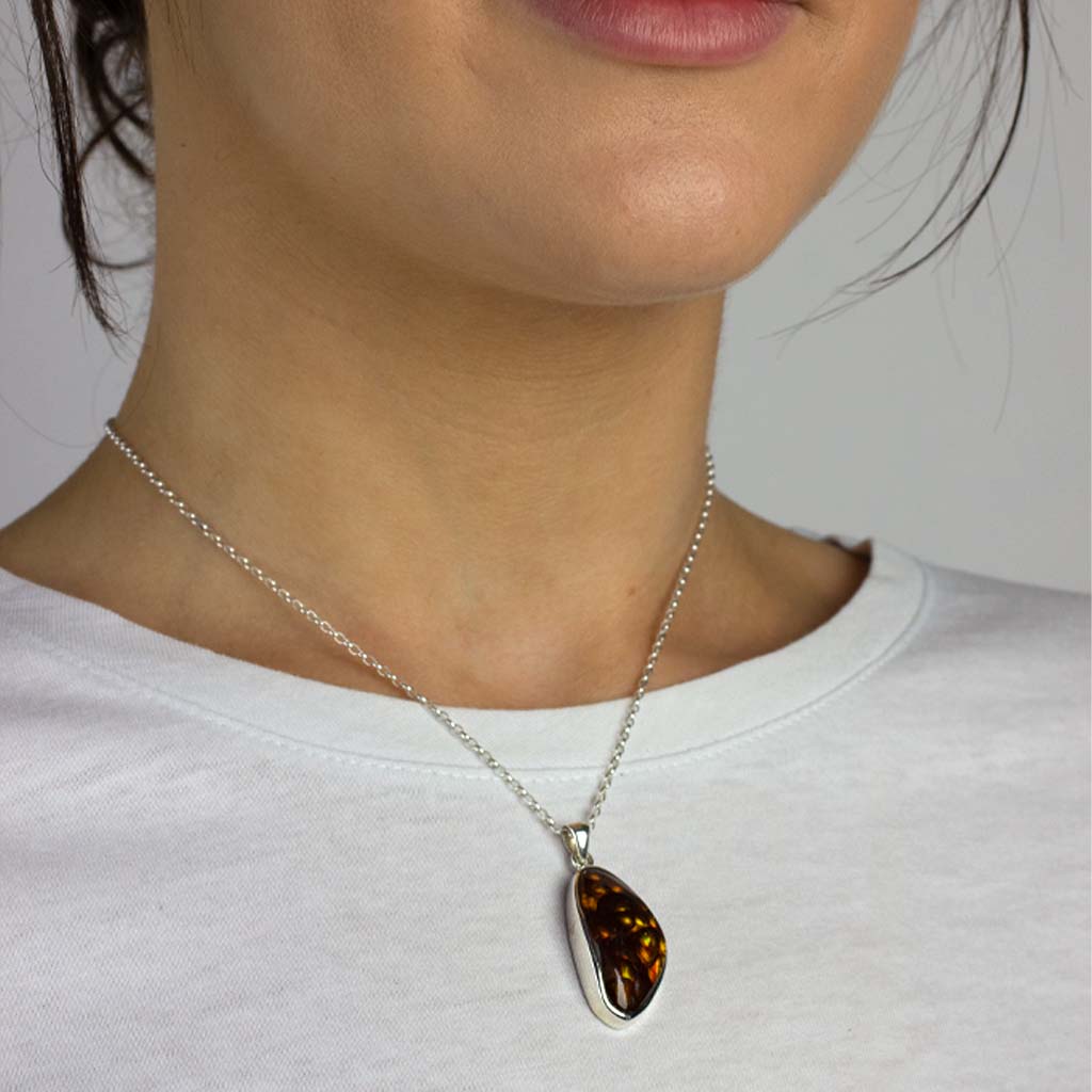 Mexican Fire Agate Necklace
