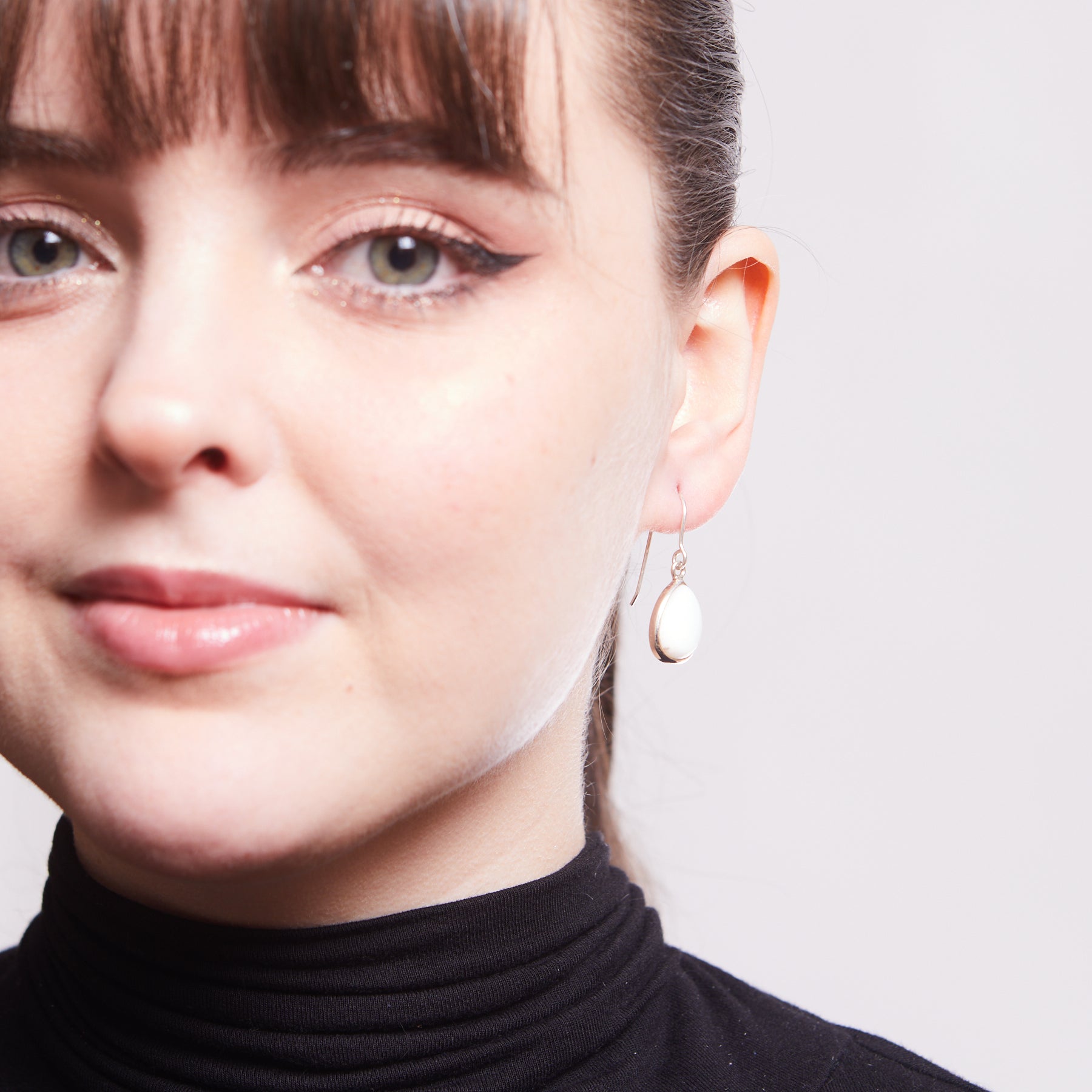 Scolecite Drop Earrings