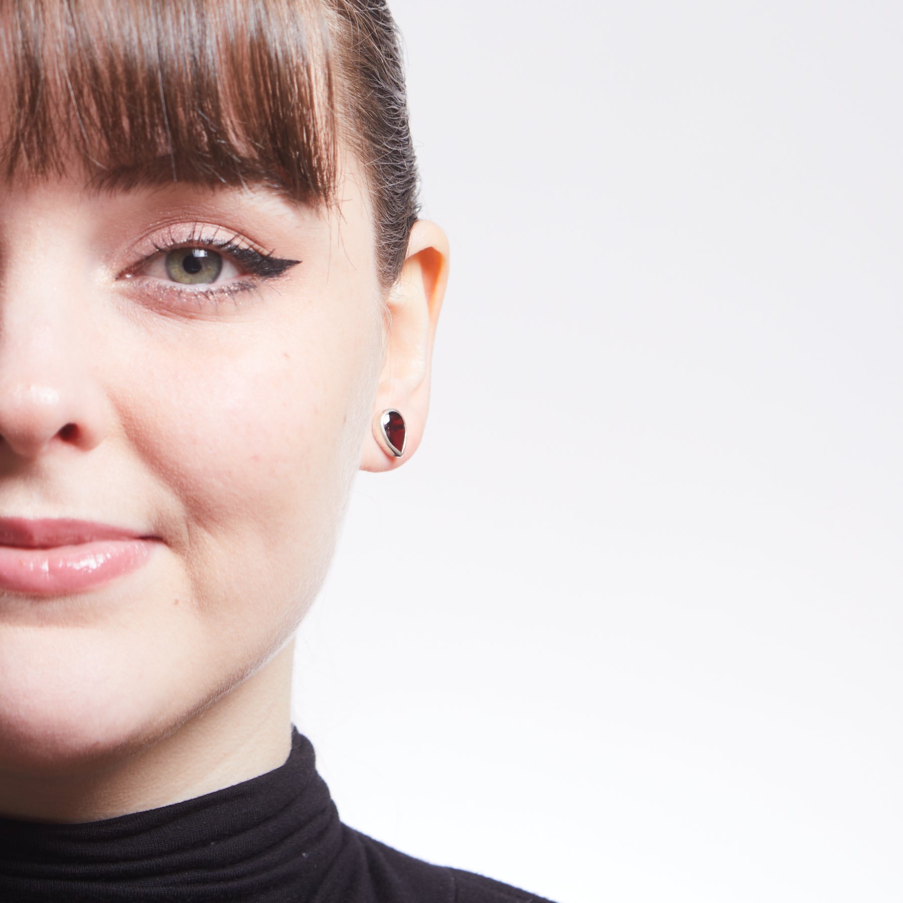 Garnet Stud Earrings