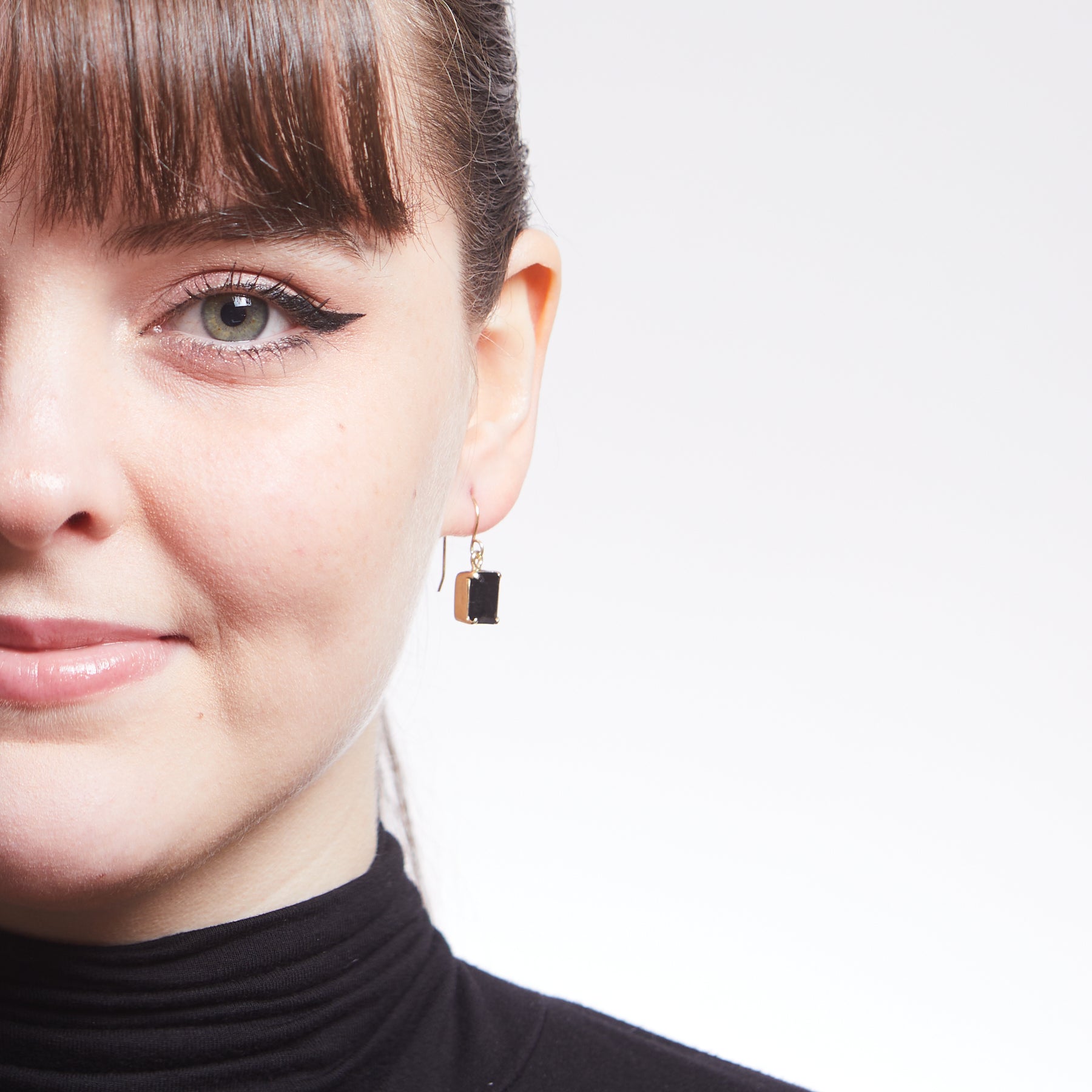 Black Onyx Drop Earrings