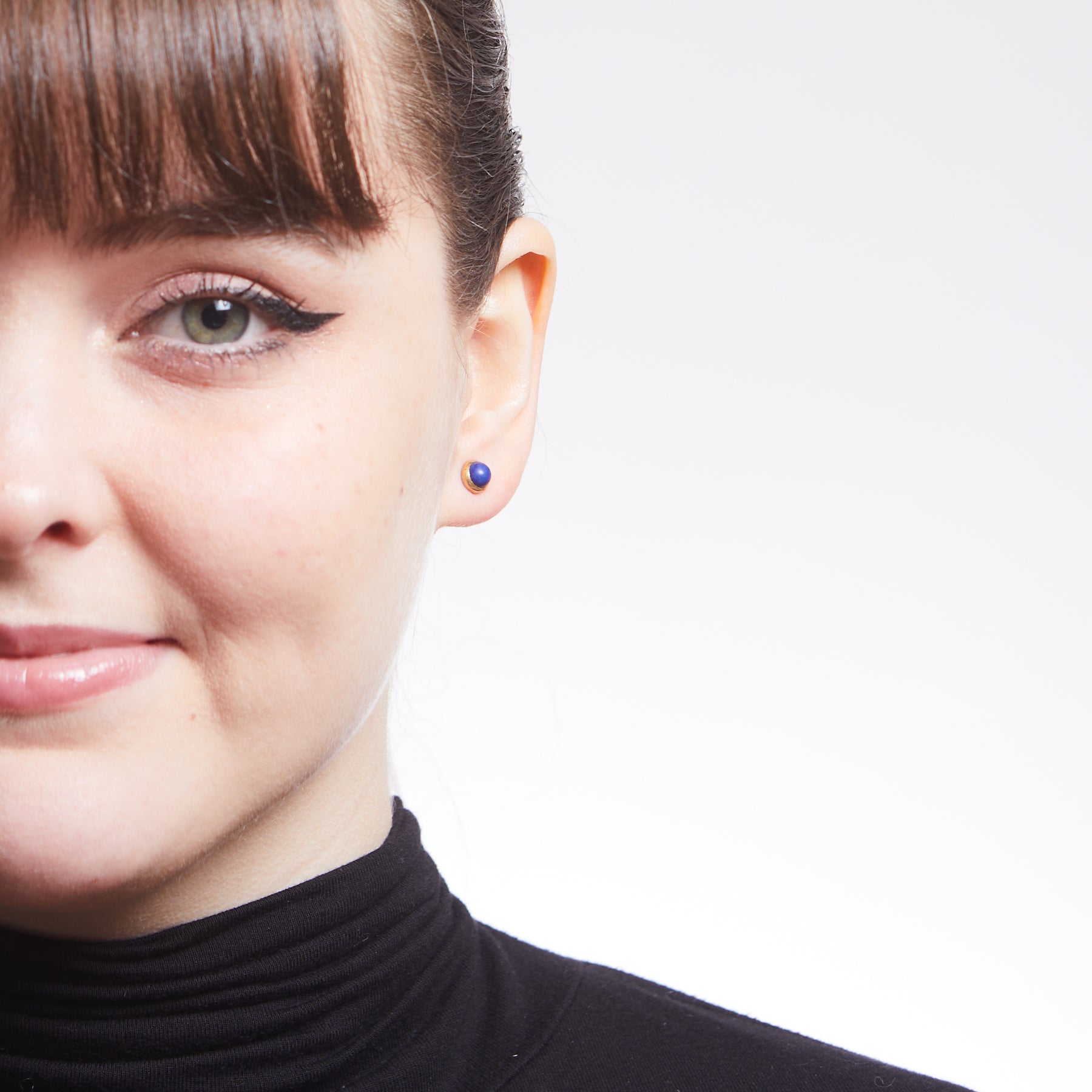 Lapis Lazuli Stud Earrings