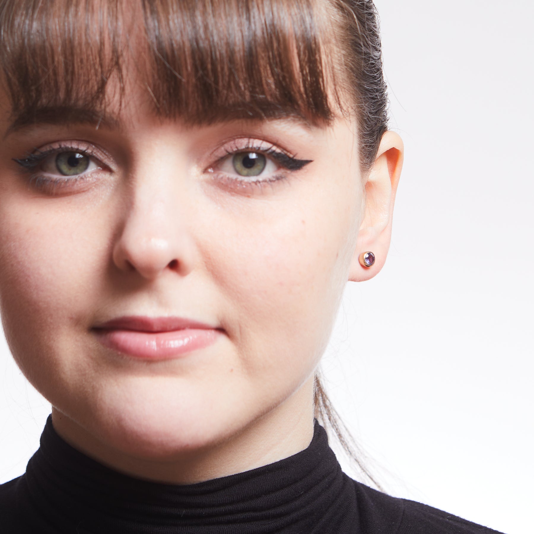 Iolite Stud Earrings
