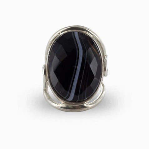 Banded Agate Ring