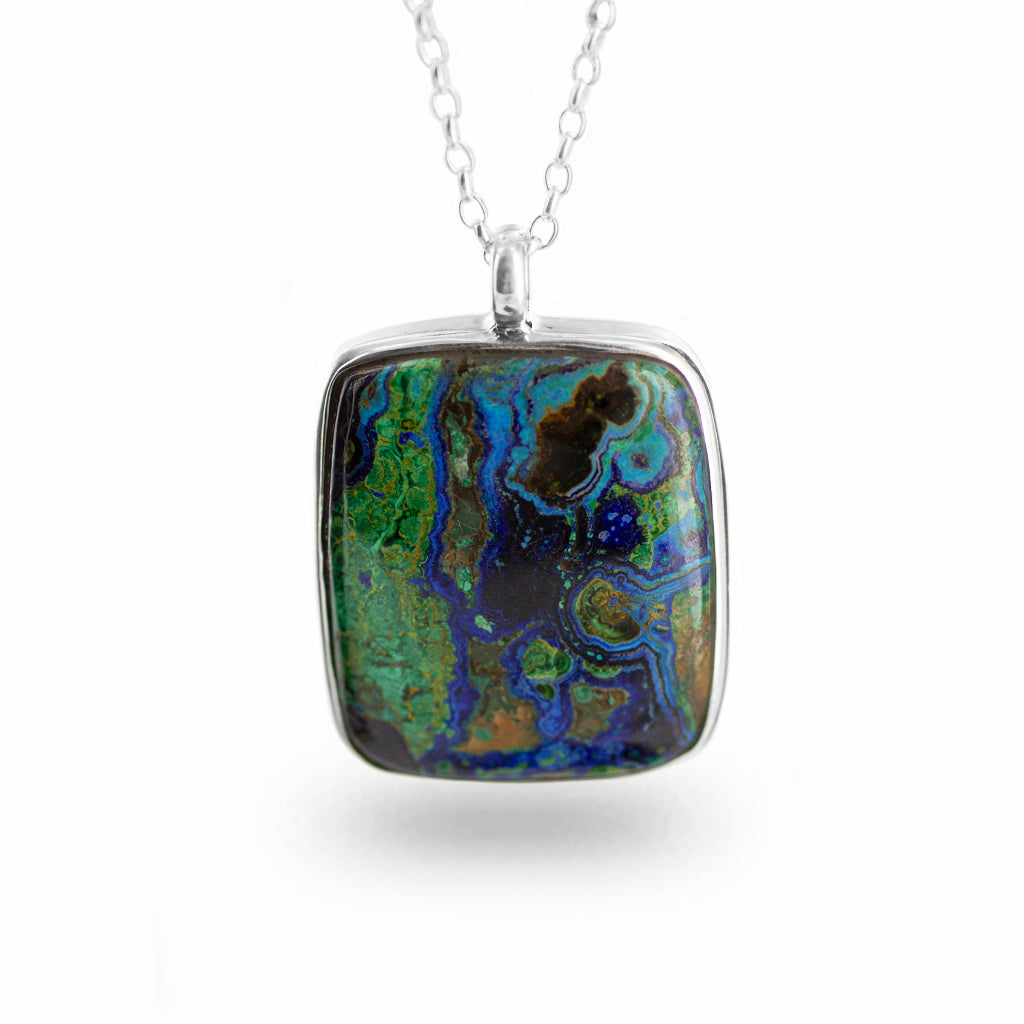 Azurite Malachite Necklace1