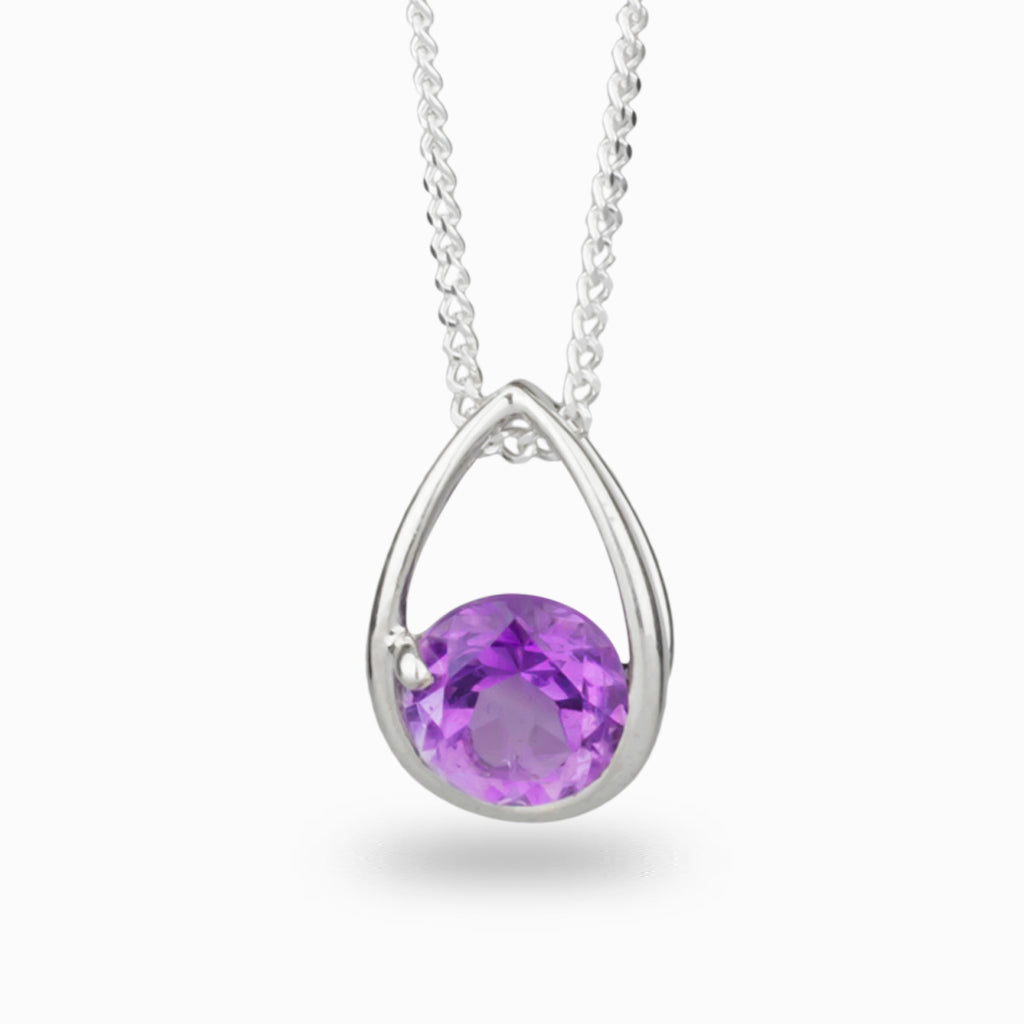 Birthstone collection Amethyst Necklace