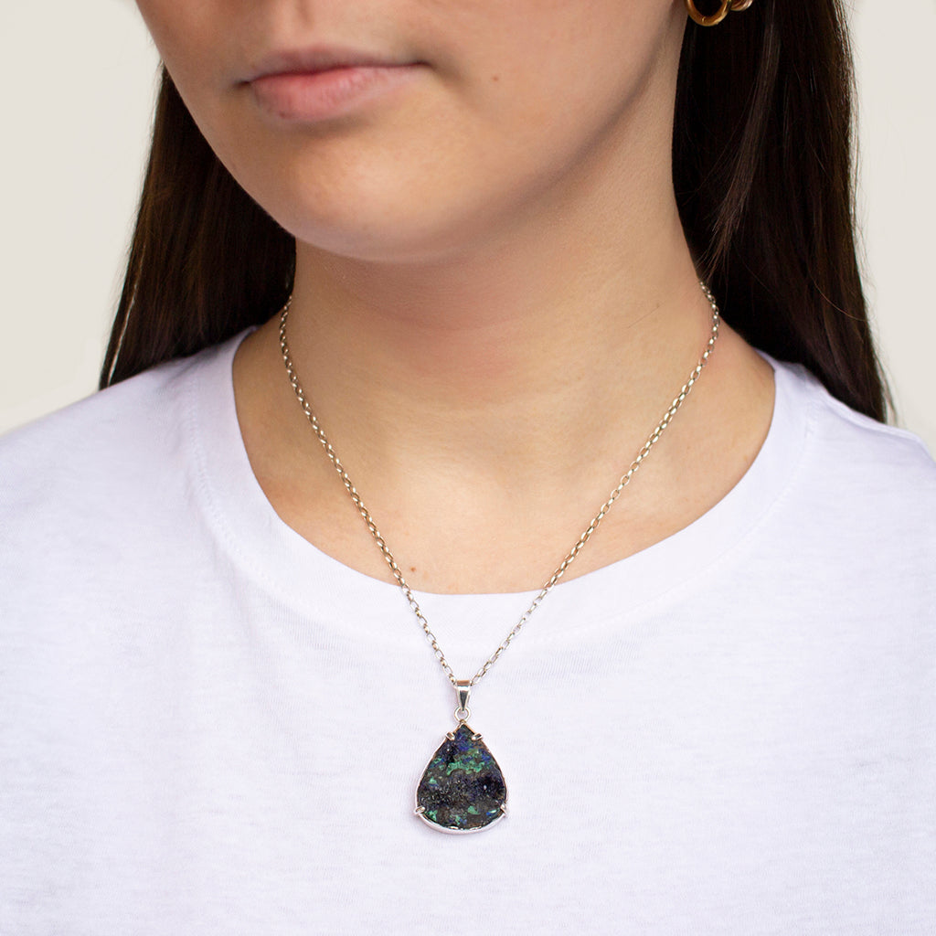 Azurite Malachite Necklace