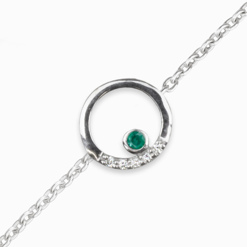 Emerald & Diamond Bracelet