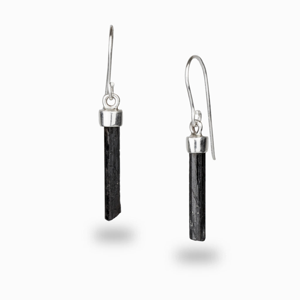 Black Tourmaline Drop Earrings