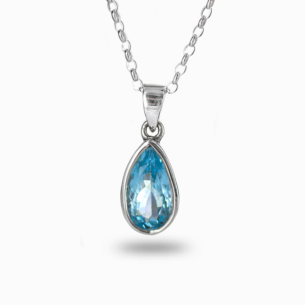Blue Topaz Necklace