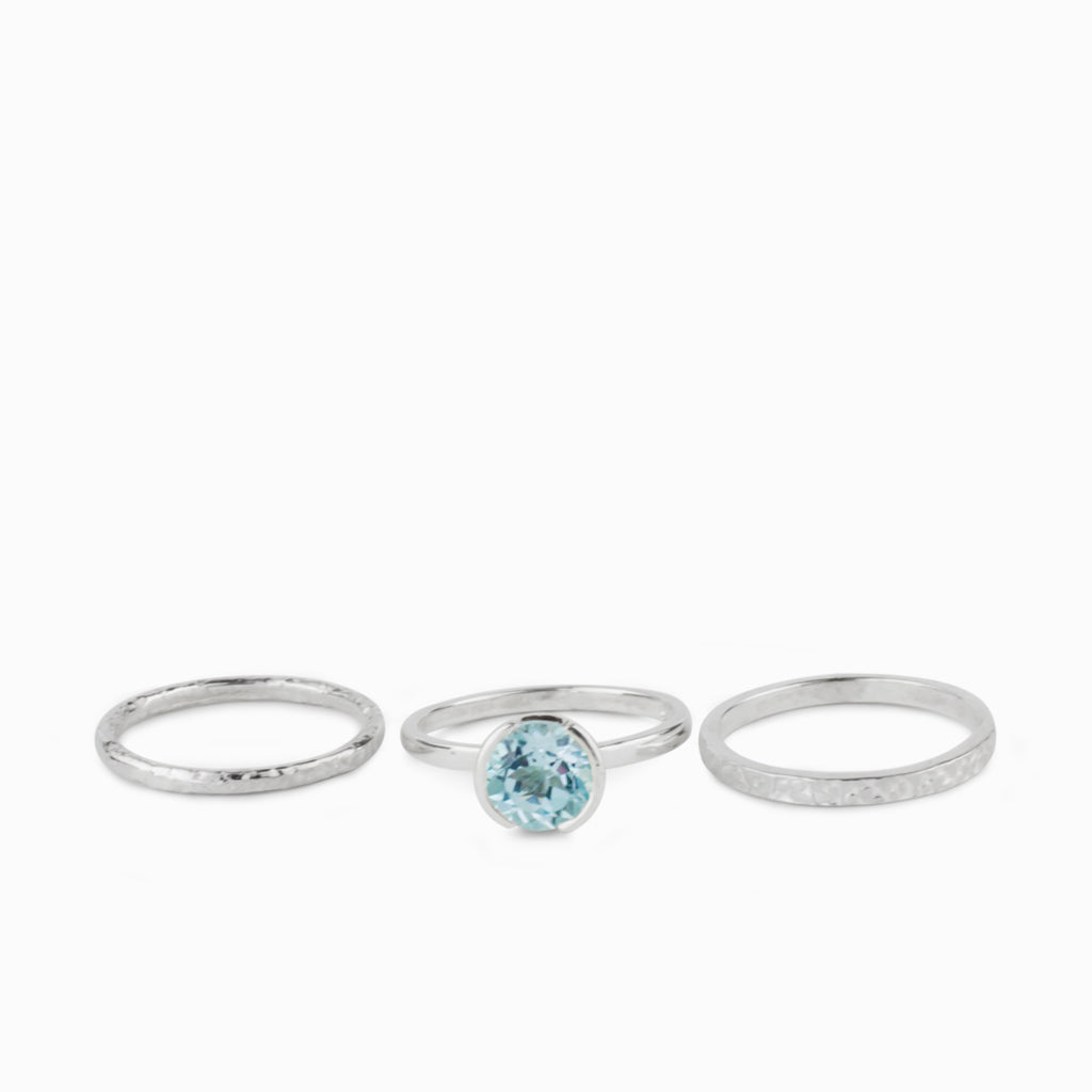 Blue Topaz Ring