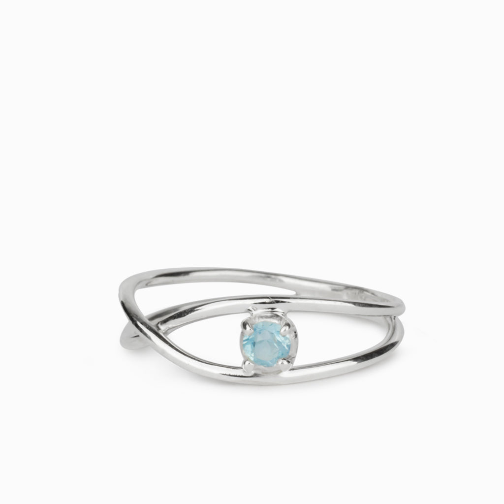 Blue Topaz Ring