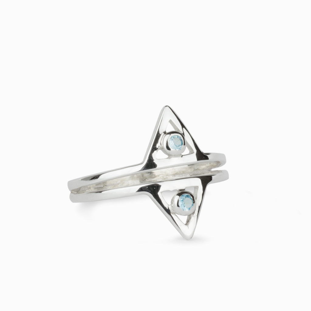 Blue Topaz Ring
