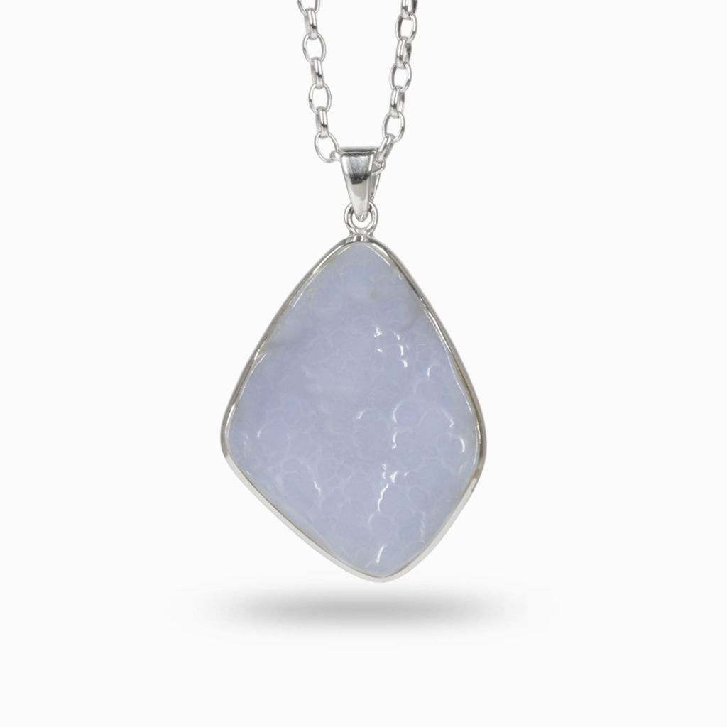 Botyroidal Blue Chalcedony