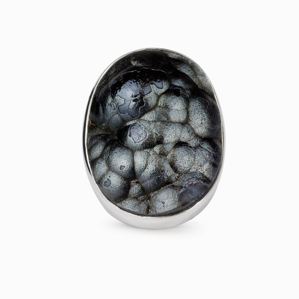 Botryoidal Hematite Ring