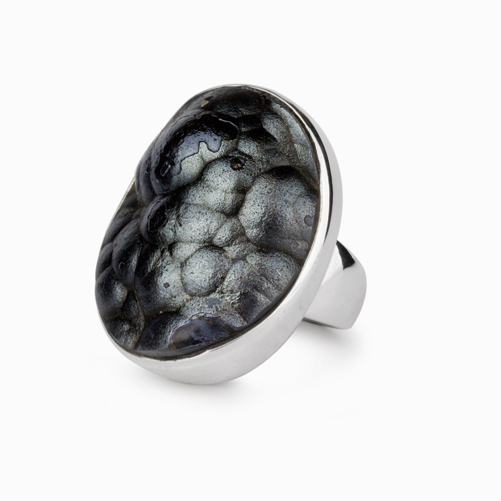 Botryoidal Hematite Ring
