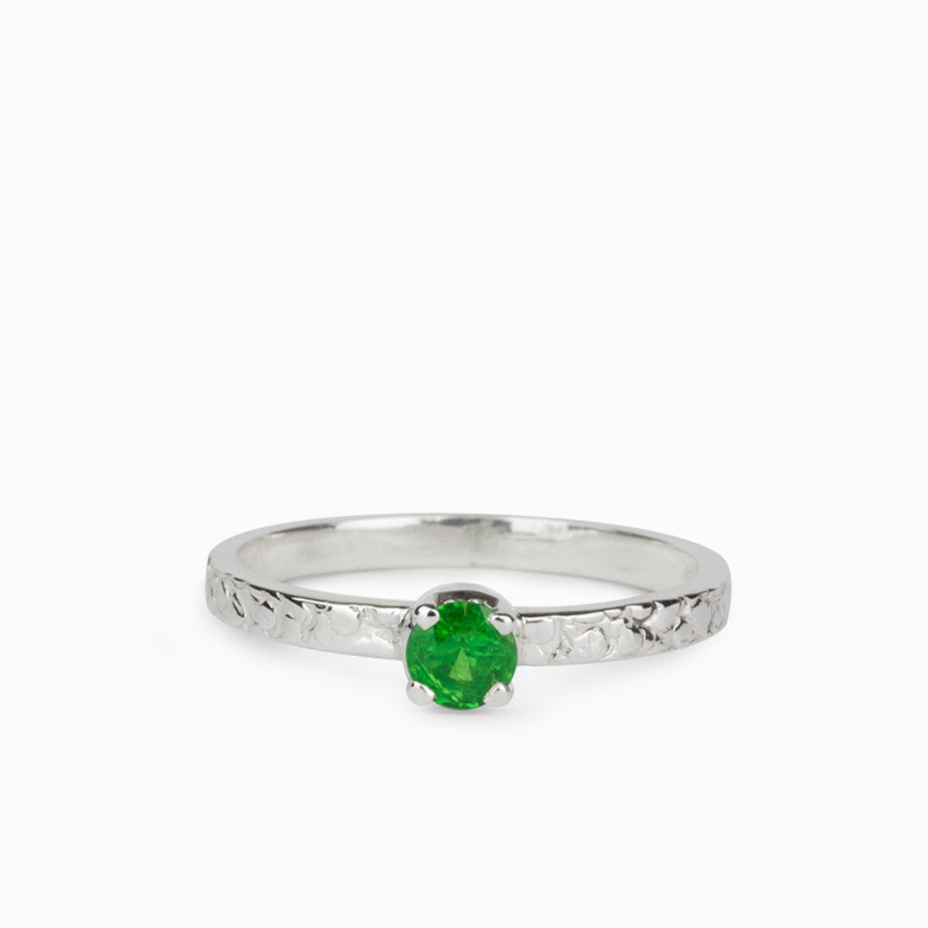 Chrome Diopside Ring