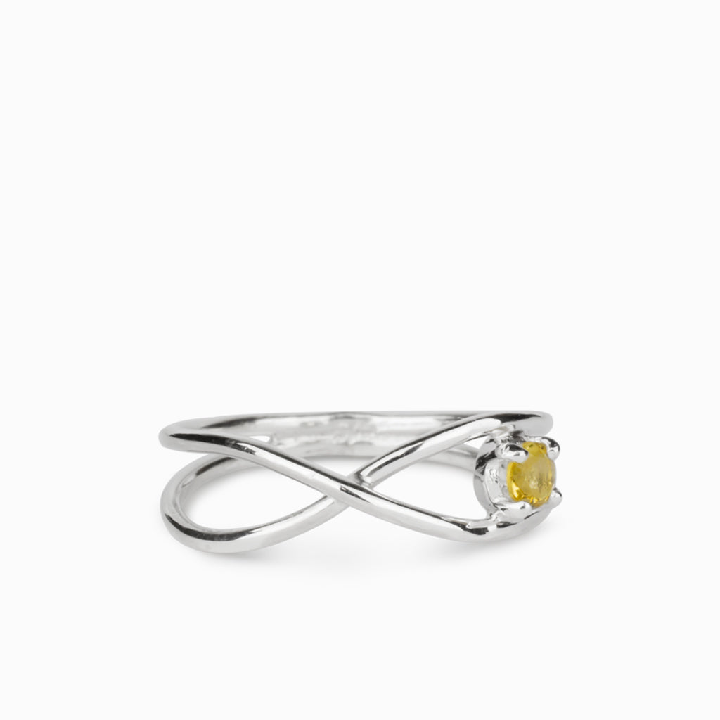 Birthstone design Citrine Ring