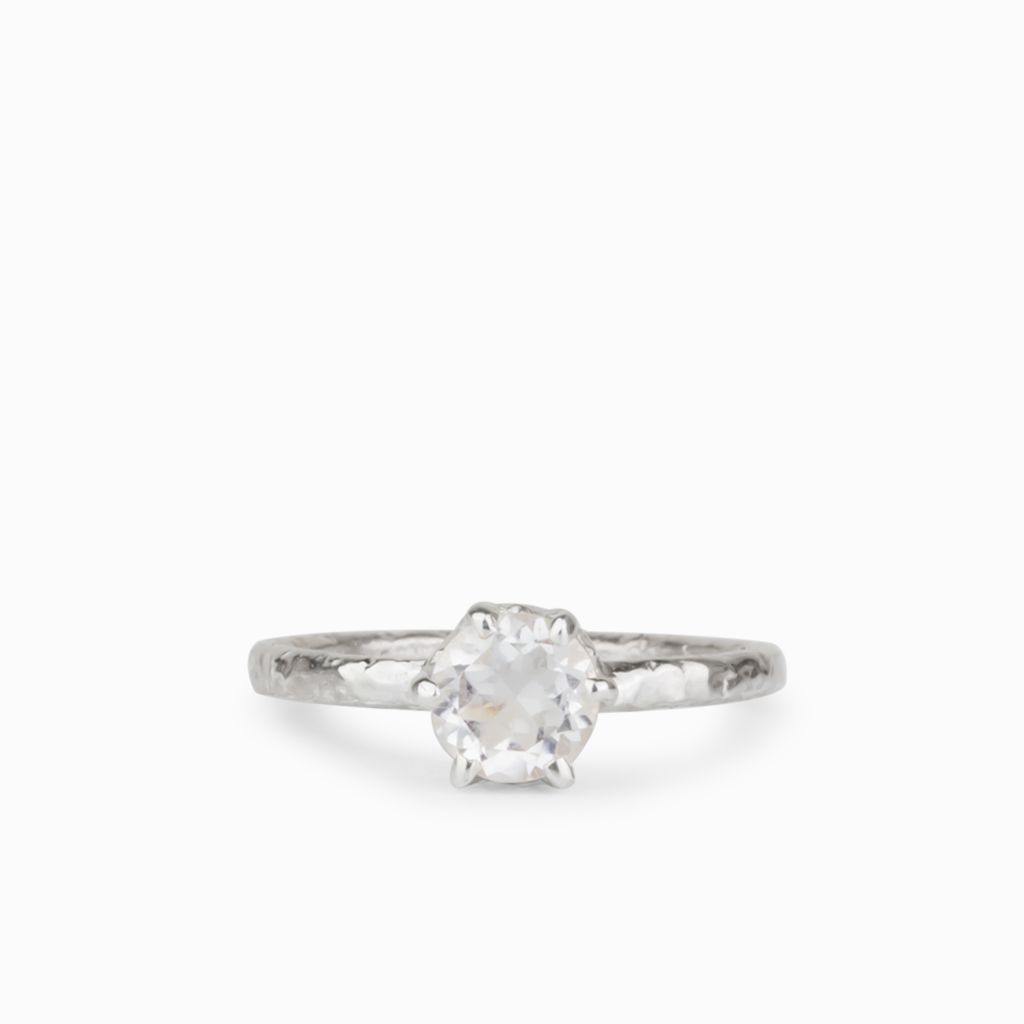Clear Quartz Ring Made In Earth Australia