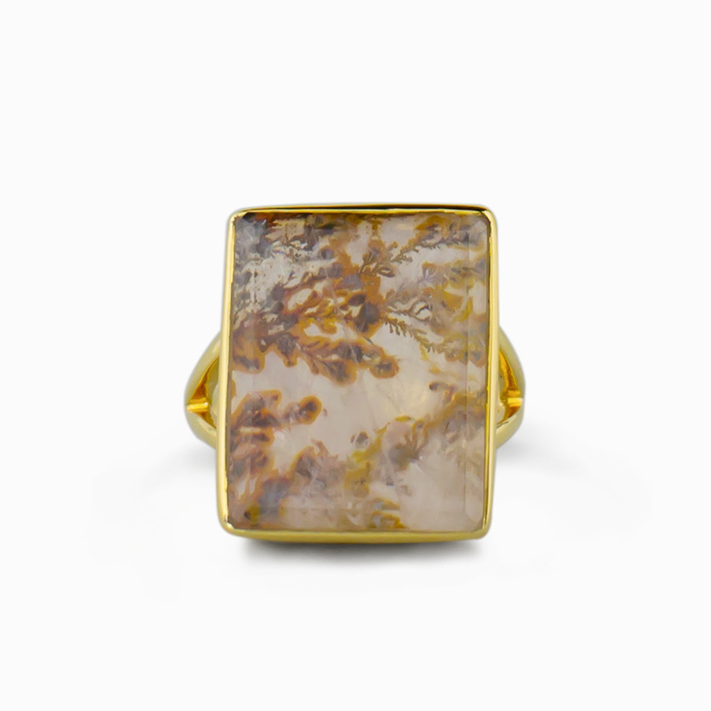 Dendritic Quartz Ring