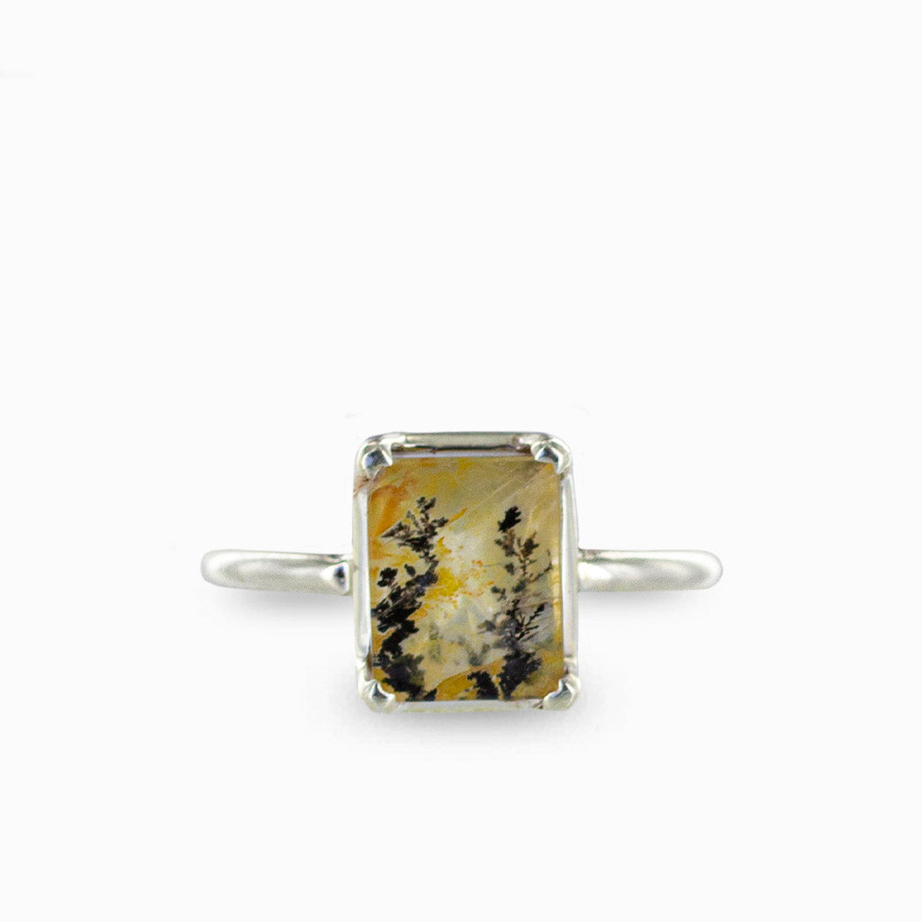 Dendritic Quartz Ring