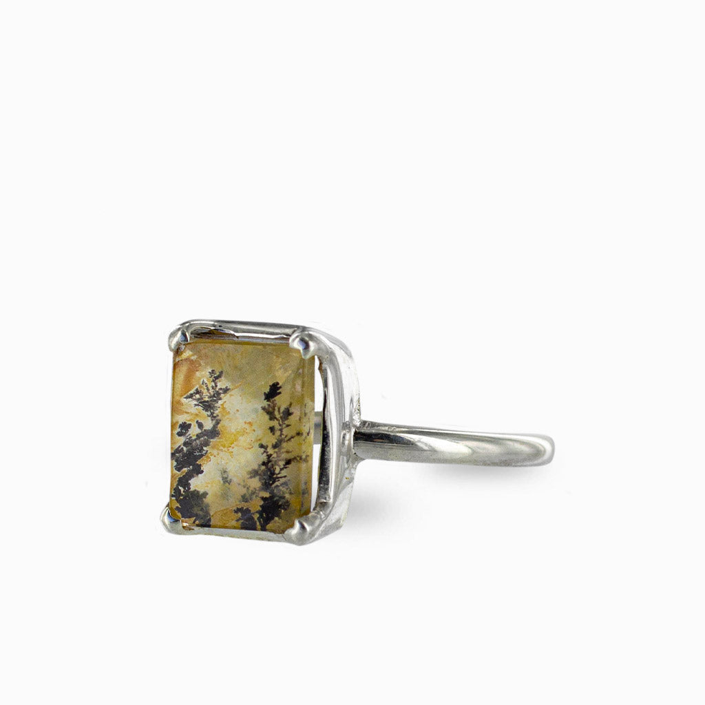 Dendritic Quartz Ring