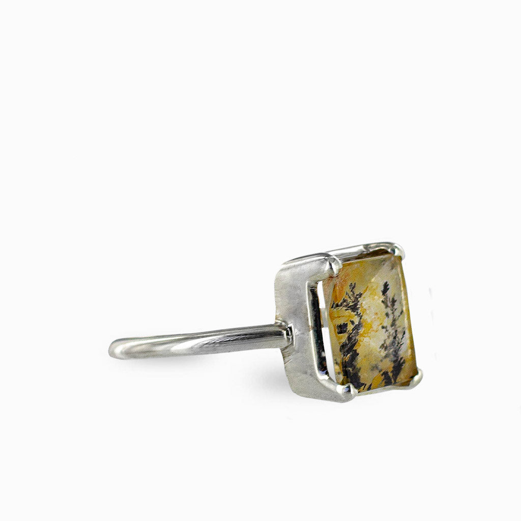 Dendritic Quartz Ring