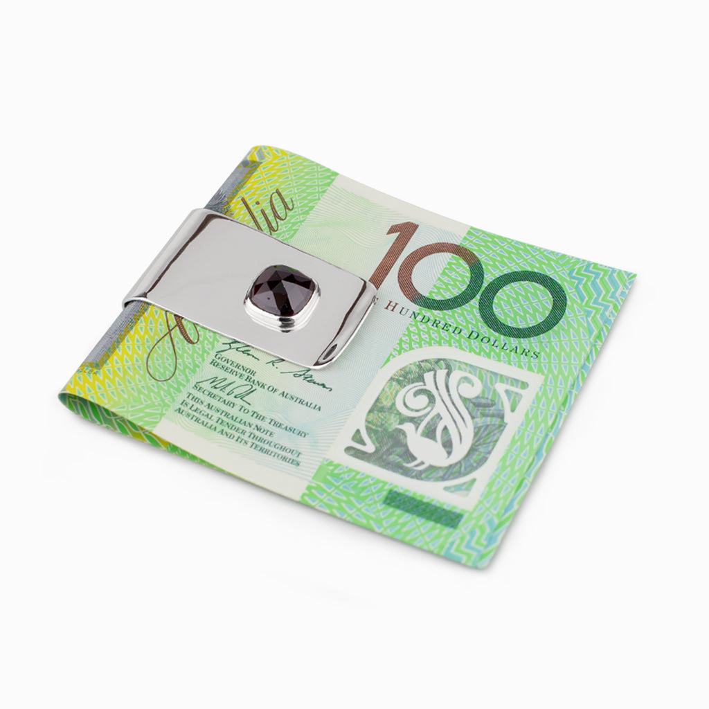Garnet Money Clip